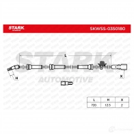 Датчик АБС STARK TUT1 IR 1437774963 skwss0350180 - Изображение 6