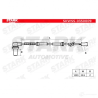 Датчик АБС STARK skwss0350009 1437774764 K172 D - Изображение 3
