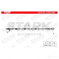 Датчик АБС STARK 1437775436 skwss0350089 0PQOI EV - Изображение 3