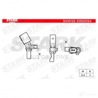 Датчик АБС STARK skwss0350054 1437775453 C 7T7Q4 - Изображение 6