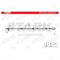 Датчик АБС STARK 1437775413 skwss0350323 2XPCI 7 - Изображение 6