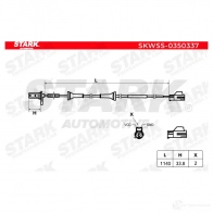 Датчик АБС STARK skwss0350337 JH0 VR 1437776432 - Изображение 5