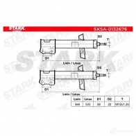Амортизатор STARK Q JV8JJ 1437748639 sksa0132676 - Изображение 2