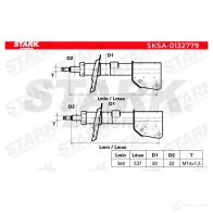 Амортизатор STARK 46TLW 86 sksa0132779 1437753292 - Изображение 5