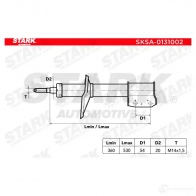 Амортизатор STARK sksa0131002 MPI N2F8 1437752571 - Изображение 2
