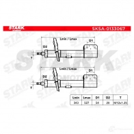 Амортизатор STARK sksa0133067 1437750296 YO5HKR 1 - Изображение 4