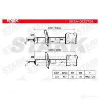 Амортизатор STARK sksa0132724 1437752984 BN MO0P - Изображение 4