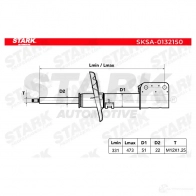 Амортизатор STARK sksa0132150 1437755800 CYQGA X - Изображение 3