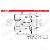 Амортизатор STARK sksa0132470 4G ALV 1437749147 - Изображение 5