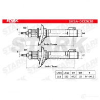 Амортизатор STARK sksa0132638 F 1O3H 1437753379 - Изображение 4