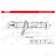 Амортизатор STARK 6PWPHJ Q sksa0131874 1437754571 - Изображение 5