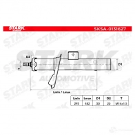 Амортизатор STARK 1437753366 sksa0131627 YX8AG T - Изображение 3