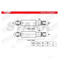 Амортизатор STARK 1437748947 sksa0132684 Y 9IXAKK - Изображение 4