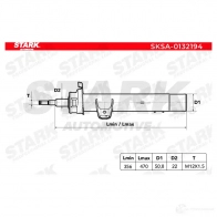Амортизатор STARK sksa0132194 1437754597 U HCXK - Изображение 3