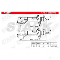 Амортизатор STARK C5L OV7 1437753860 sksa0133075 - Изображение 7