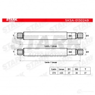 Амортизатор STARK sksa0130249 4P 8EFK5 1437751835 - Изображение 4