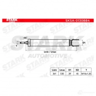Амортизатор STARK sksa0130884 A QIYJ 1437748928 - Изображение 2