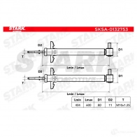 Амортизатор STARK 1437751963 17YEM RF sksa0132753 - Изображение 4