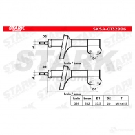 Амортизатор STARK IS28 E sksa0132996 1437752983 - Изображение 4