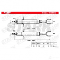 Амортизатор STARK sksa0133110 XC J8N 1437751999 - Изображение 4