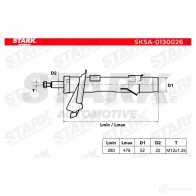 Амортизатор STARK 3XLWD 4 sksa0130026 1437750286 - Изображение 4