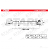 Амортизатор STARK 1437752572 sksa0130985 F3 9Y005 - Изображение 2