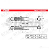 Амортизатор STARK M1NF TDP sksa0132737 1437750763 - Изображение 4