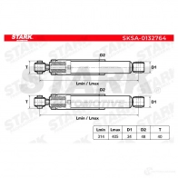 Амортизатор STARK BLA HP 1437752592 sksa0132764 - Изображение 4