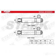 Амортизатор STARK sksa0133323 H Z5JG9U 1437752524 - Изображение 8