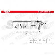 Амортизатор STARK D QWZTWR sksa0130192 1437748800 - Изображение 4