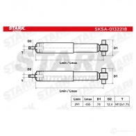 Амортизатор STARK sksa0132218 GU TDF 1437752893 - Изображение 3