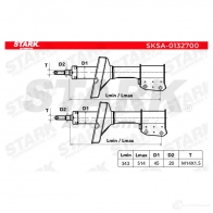 Амортизатор STARK sksa0132700 9C4 AFL 1437750452 - Изображение 4