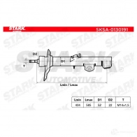 Амортизатор STARK sksa0130191 L CX9X 1437749423 - Изображение 3