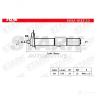 Амортизатор STARK 9S 7H90V sksa0132120 1437754627 - Изображение 5