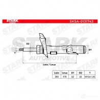 Амортизатор STARK 1437753796 sksa0131743 J CSCX - Изображение 4