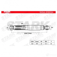 Амортизатор STARK 1437749120 sksa0132124 NR 2BZ1 - Изображение 7