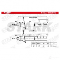 Амортизатор STARK TK9F 2 sksa0132990 1437748870 - Изображение 8