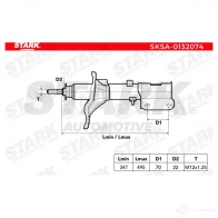 Амортизатор STARK 1437756367 sksa0132074 RCS6 DML - Изображение 2