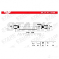 Амортизатор STARK 1437748101 sksa0130126 L48U I - Изображение 2