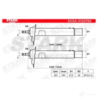 Амортизатор STARK 1437750073 V3 5UP sksa0132765 - Изображение 4