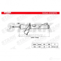 Амортизатор STARK 1437753315 sksa0131970 G Q9A8V - Изображение 3