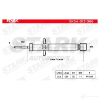 Амортизатор STARK 1437750889 1WB ZTZA sksa0131006 - Изображение 2