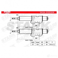 Амортизатор STARK 1437748971 3E WKSHL sksa0133309 - Изображение 4