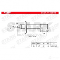 Амортизатор STARK sksa0130098 UEQ OJZ 1437752981 - Изображение 2