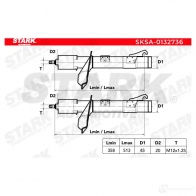 Амортизатор STARK 1437755854 UBGN 4 sksa0132736 - Изображение 4