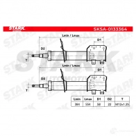 Амортизатор STARK 7LTYU CT sksa0133364 1437755788 - Изображение 4