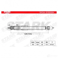 Амортизатор STARK DZ 7CMR sksa0130064 1437753281 - Изображение 2