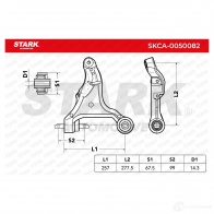 Рычаг STARK 1437787922 4A7 51 skca0050082 - Изображение 3