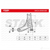 Рычаг STARK W GKU5P6 1437789986 skca0050428 - Изображение 5