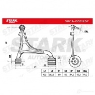 Рычаг STARK I3I J6GE 1437789545 skca0051267 - Изображение 6